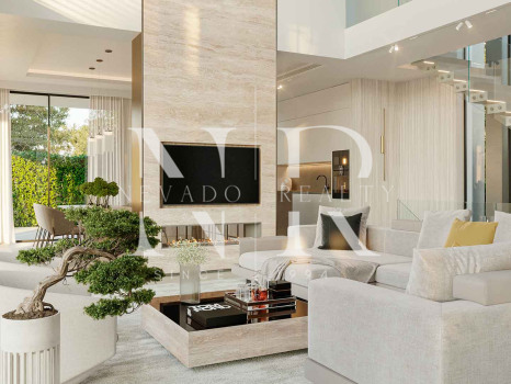 Villa en Nueva Andalucía en construcción en urbanización cerrada en venta