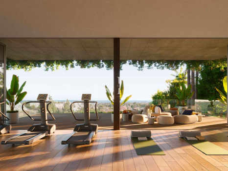 Villa à Nueva Andalucía en construction dans une communauté fermée à vendre