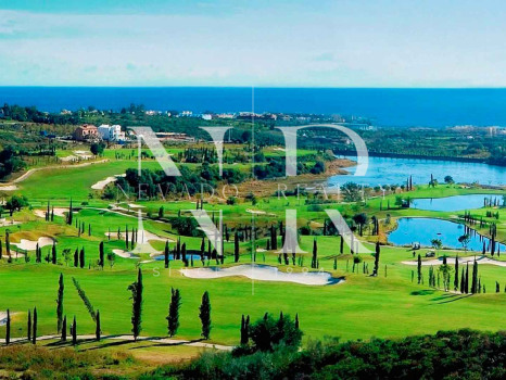 Projet de villa dans l'urbanisation de Los Flamingos Golf avec vue sur la mer à vendre
