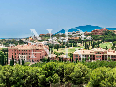 Projet de villa dans l'urbanisation de Los Flamingos Golf avec vue sur la mer à vendre