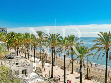 Apartment front sea for short term rent in Marbella centre