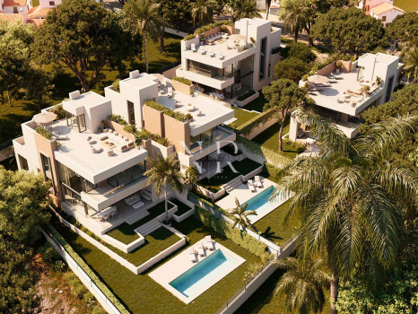 Villa de bord de mer en construction à Marbella Est à vendre