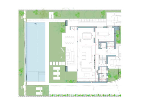 Villa design à vendre dans l'urbanisation Casablanca