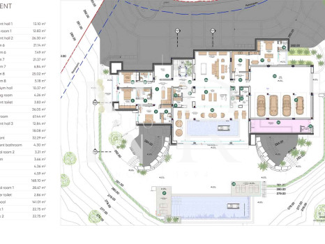 Villa in Urbanisation La Zagaleta under construction for sale