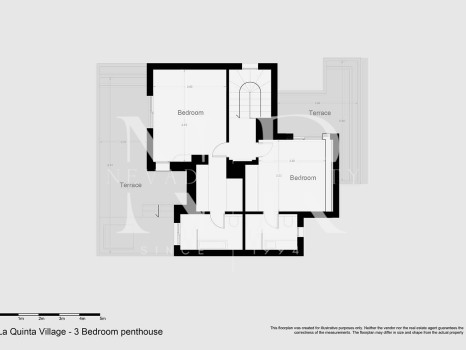 Penthouse à vendre dans le lotissement La Quinta Village avec vue sur la mer