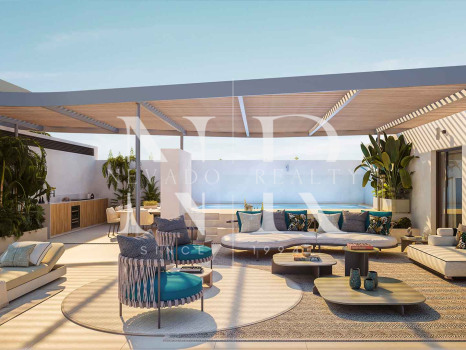 Ático en Manilva Beach en primera línea de playa en venta
