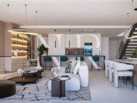 Ático en Manilva Beach en primera línea de playa en venta