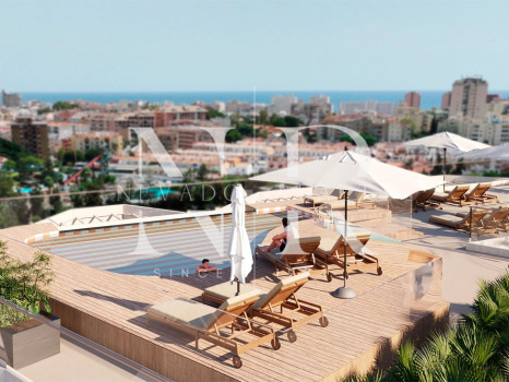 Apartment in Mijas Costa with private garden for sale