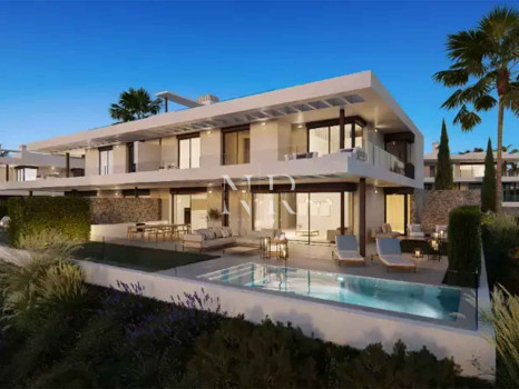 Villa jumelée en construction à Santa Clara Golf avec vue mer à vendre