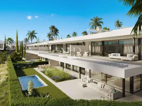 Villa jumelée en construction à Santa Clara Golf avec vue mer à vendre