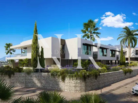 Villa jumelée en construction à Santa Clara Golf avec vue mer à vendre