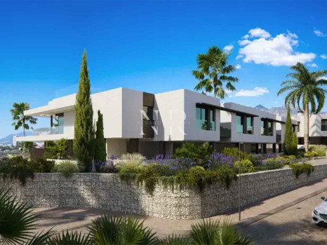 Villa jumelée en construction à Santa Clara Golf avec vue mer à vendre