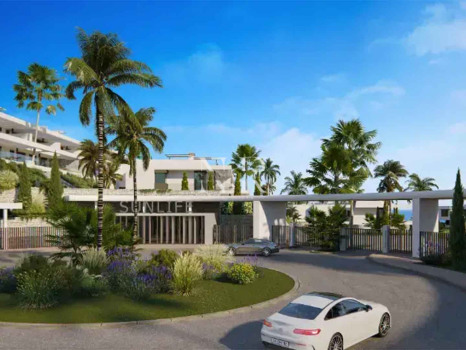 Villa jumelée en construction à Santa Clara Golf avec vue mer à vendre