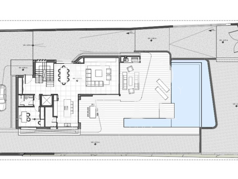 Villa in the Xarblanca residential development under construction for sale