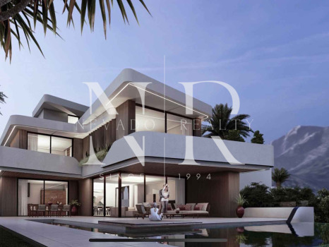 Villa in the Xarblanca residential development under construction for sale
