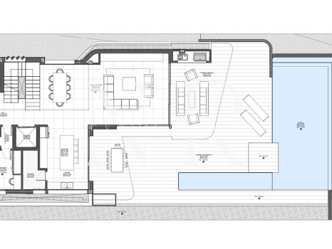 Villa in the Xarblanca residential development under construction for sale