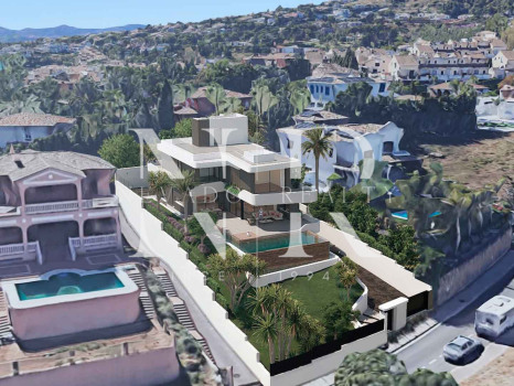 Villa in the Xarblanca residential development under construction for sale