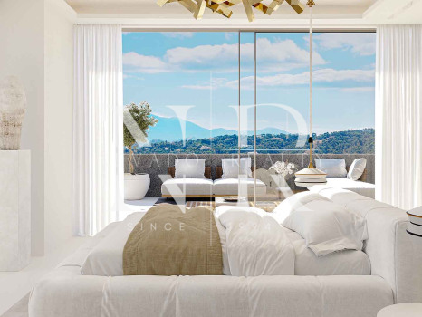 Villa en El Real de la Quinta en construcción con vistas panorámicas al mar en venta