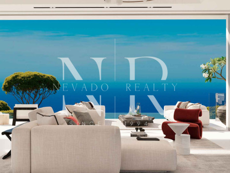 Villa en El Real de la Quinta en construcción con vistas panorámicas al mar en venta