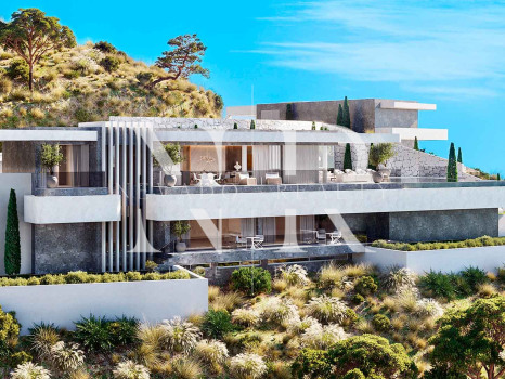 Villa en El Real de la Quinta en construcción con vistas panorámicas al mar en venta
