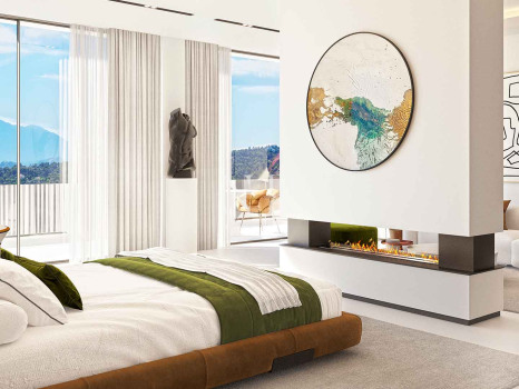Villa en construction à El Real de la Quinta avec vue panoramique sur la mer, à vendre