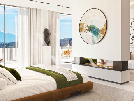 Villa en El Real de la Quinta en construcción con vistas panorámicas al mar en venta
