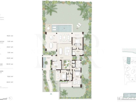 Villa en première ligne de plage à Estepona à vendre