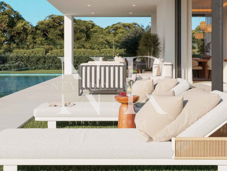 Sea-view villa under construction in Artola Alta for sale