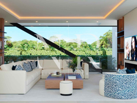 Sea-view villa under construction in Artola Alta for sale