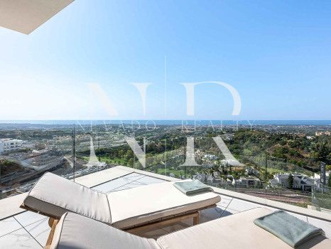 Apartamento en Urbanización Byu Hills con vistas panorámicas al mar en venta
