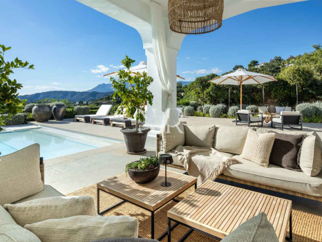 Villa in Marbella Club Golf Resort with panoramic sea views for sale