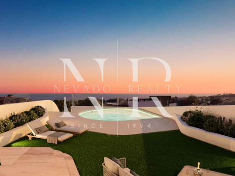 Golden Eight – Maisons mitoyennes avec vue mer à Artola Alta, Marbella à vendre