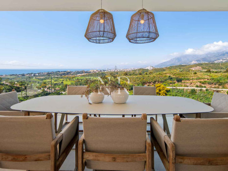 Villa en el Rosario con vista al mar en venta