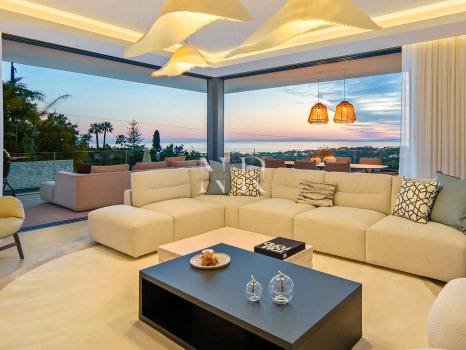 Villa en el Rosario con vista al mar en venta
