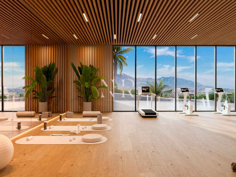 Ático en La Cala Golf Mijas con vistas panorámicas y solárium en venta