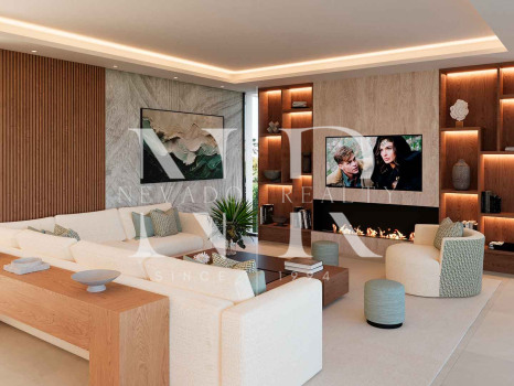 Villa en venta en construcción en Los Monteros Playa