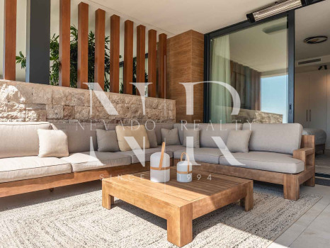Appartement au rez-de-chaussée d'Artola avec vue panoramique sur la mer à vendre