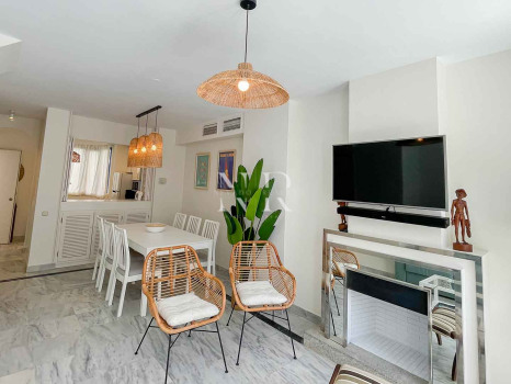 Beach side apartment in Marbella center for rent for short term.