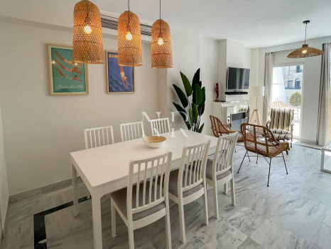 Beach side apartment in Marbella center for rent for short term.