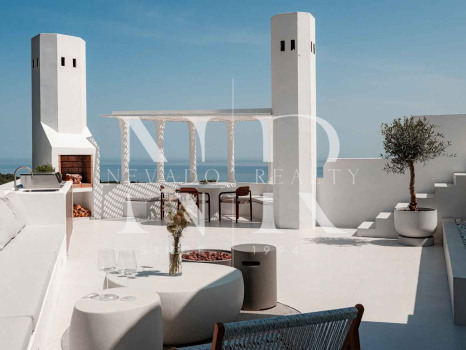 Penthouse à vendre dans le lotissement Jardines Colgantes avec vue panoramique sur la mer