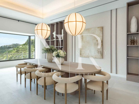 Villa en Urbanización El Madroñal con vistas panorámicas al mar en venta