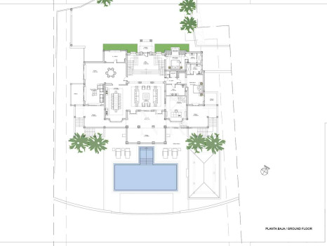 Villa en Urbanización El Madroñal con vistas panorámicas al mar en venta