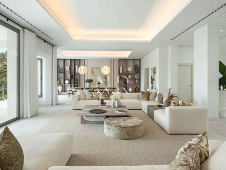 Villa en Urbanización El Madroñal con vistas panorámicas al mar en venta