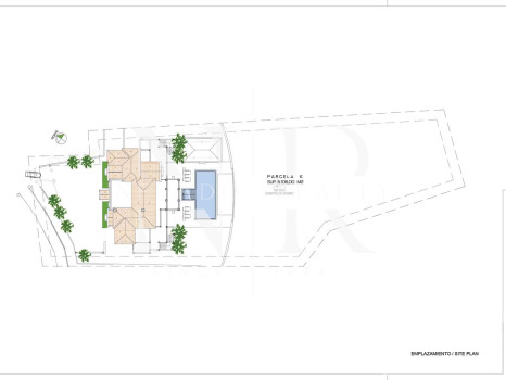 Villa en Urbanización El Madroñal con vistas panorámicas al mar en venta