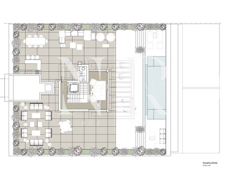 Penthouse in the Epic by Fendi development with private pool for sale