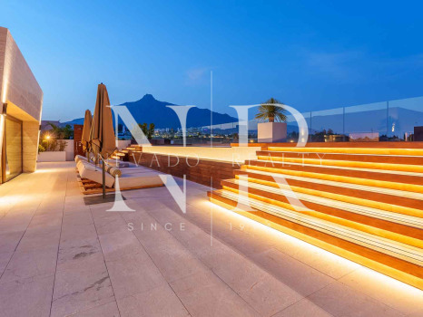 Penthouse in the Epic by Fendi development with private pool for sale