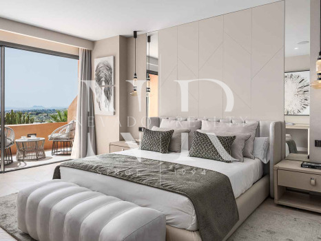 Apartamento en Urbanización Les Belvederes con vistas panorámicas al mar en venta