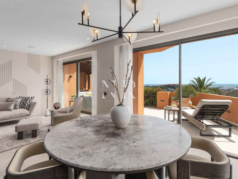 Appartement à vendre dans le lotissement Les Belvederes avec vue panoramique sur la mer