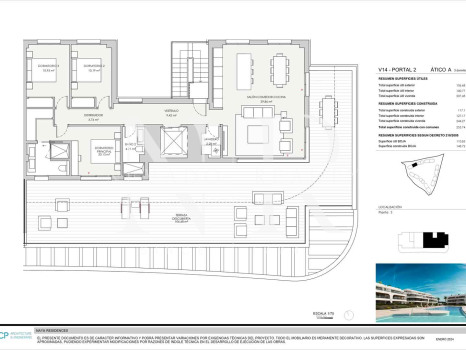 Brand new penthouse in El Campanario with panoramic views for sale