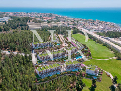 Maison de ville à Mijas Costa avec vue sur la mer en cours de construction